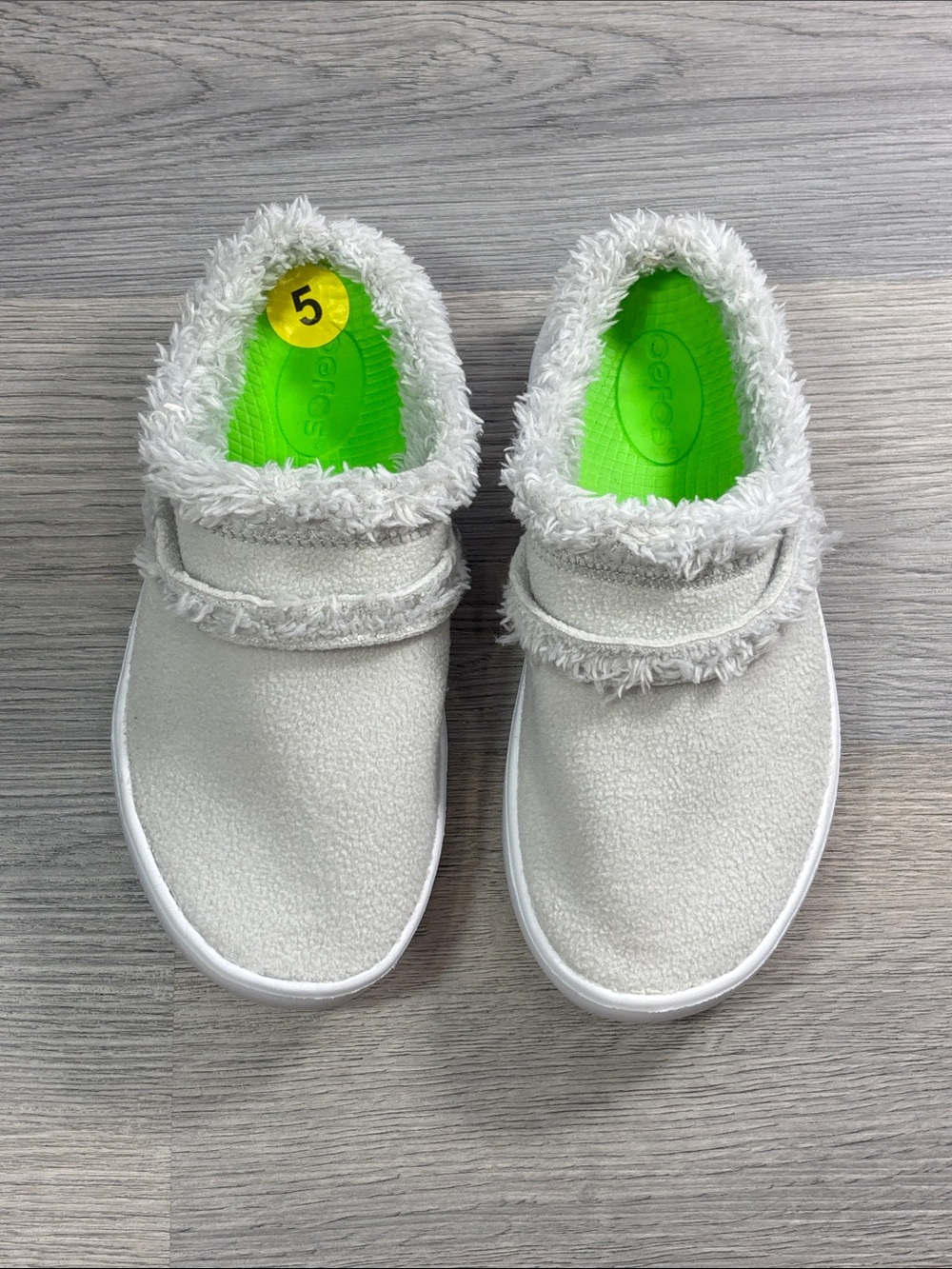OOFOS Gray OOcoozie Slip-on Clog Mule - Womens 5 NEW - Picture 2 of 9